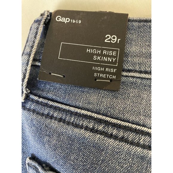 Women's Gap High Rise Skinny Jeans 29 - Picture 10 of 15